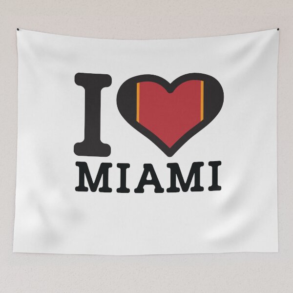 Item preview,  “I love Miami" Basketball Fan T Shirt designed and sold by Ink Inc.