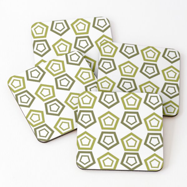 Item preview, Khaki Pentagons Retro designed and sold by Laura-Arbol.