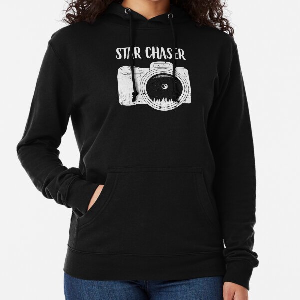 Star Chaser Funny Photographer Astrophotography graphic Lightweight Hoodie