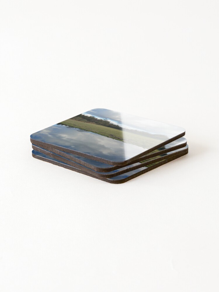 Thumbnail 4 of 5, Coasters (Set of 4), reflection designed and sold by Hilly366.