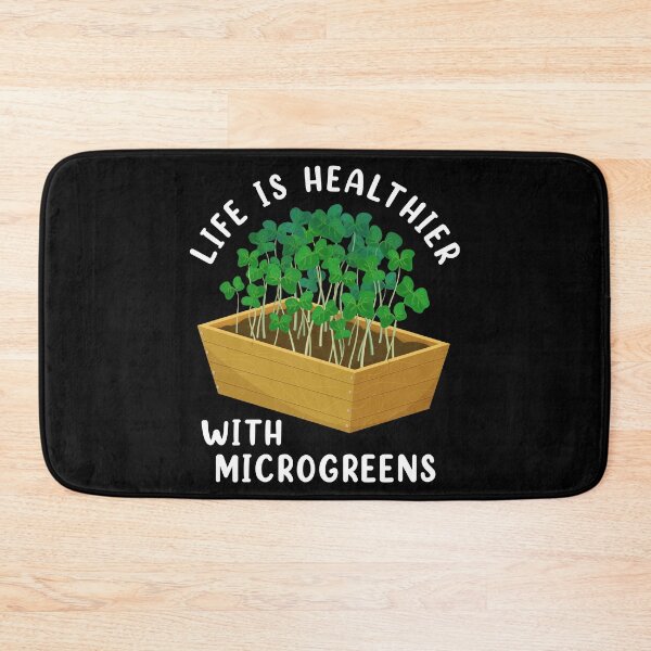 Item preview, Life is Healthier with Microgreens print designed and sold by jakehughes2015.