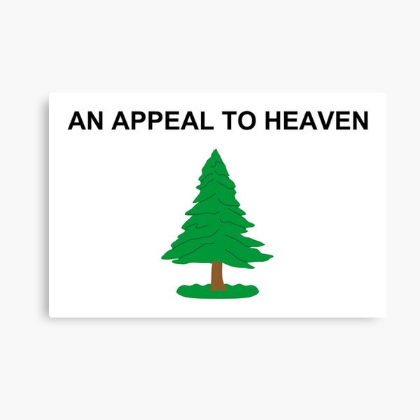 An appeal to heaven American Revolution flag Canvas Print