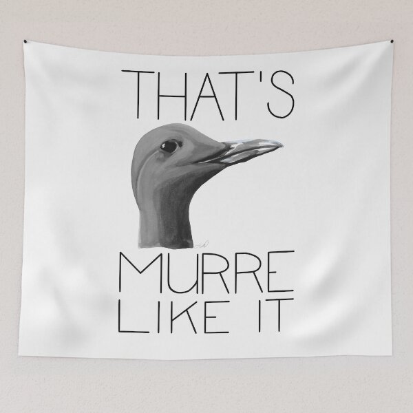 Item preview, That's Murre Like It (Common Murre) designed and sold by LauraWolfArtist.