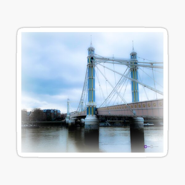 Item preview, Beside the Bridge (Albert Bridge) designed and sold by CreedsCreations.