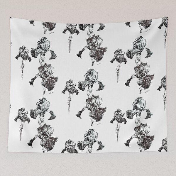 Item preview, 3 Iris Flowers designed and sold by TimeLady's Closet.