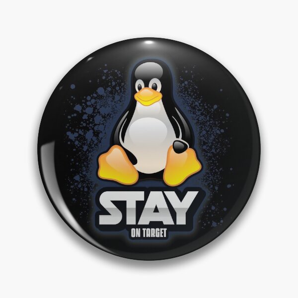 Item preview, Stay On Target Penguin Tux Linux Design designed and sold by PetShoper.
