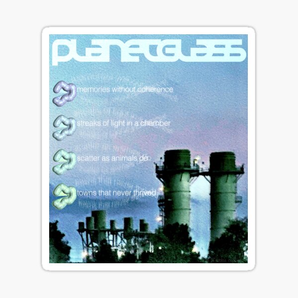planetglass memories Sticker