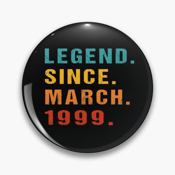 Item preview, March 22th Birthday Men’s Gift Shirt, Legend since March 1999 Gift T-shirt, 22th Bday in march Tee, Born in March 1999 T-shirt designed and sold by midodesign20.