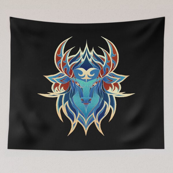 Item preview, Big Blue Angry Ox designed and sold by GoldfishEast.