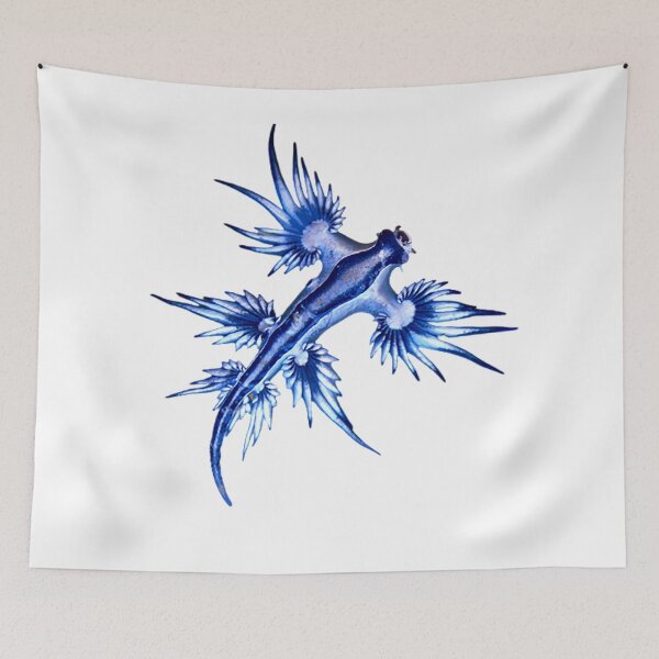 Item preview, Glaucus Atlanticus aesthetic blue dragon designed and sold by metin1331.