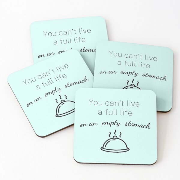 Item preview, You can't live a full life on an empty stomach designed and sold by printernet.