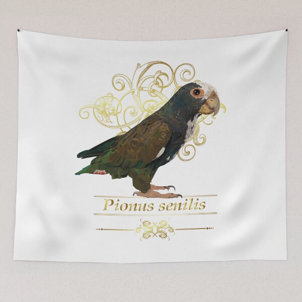 Item preview, senile parrot designed and sold by obscurite.