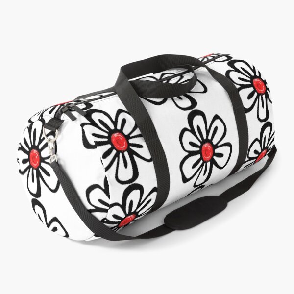 Item preview, # 152- Black flower on white background- Black and white - Black and white plant artwork - Kook Art designed and sold by KookArt.