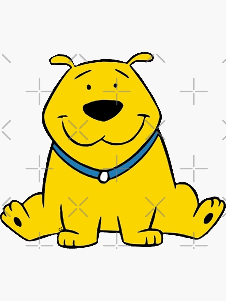 "T-Bone Lewis Clifford the big red dog" Sticker by nostalgia-kids - Clifford The Big Red Dog T Bone