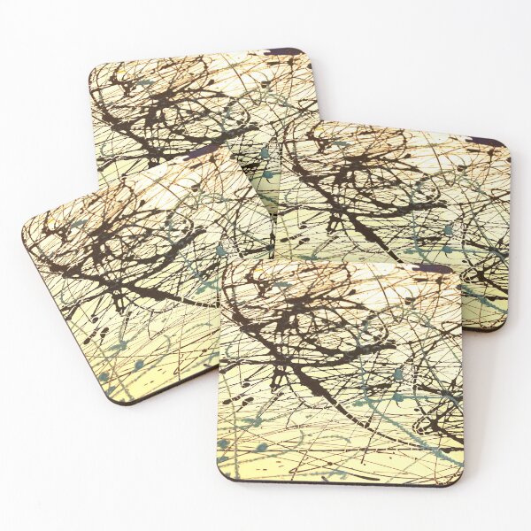 Item preview, Pollock Style Modern Art Pattern 04 (Original artwork/design, not reproduction) designed and sold by vortexatelier.