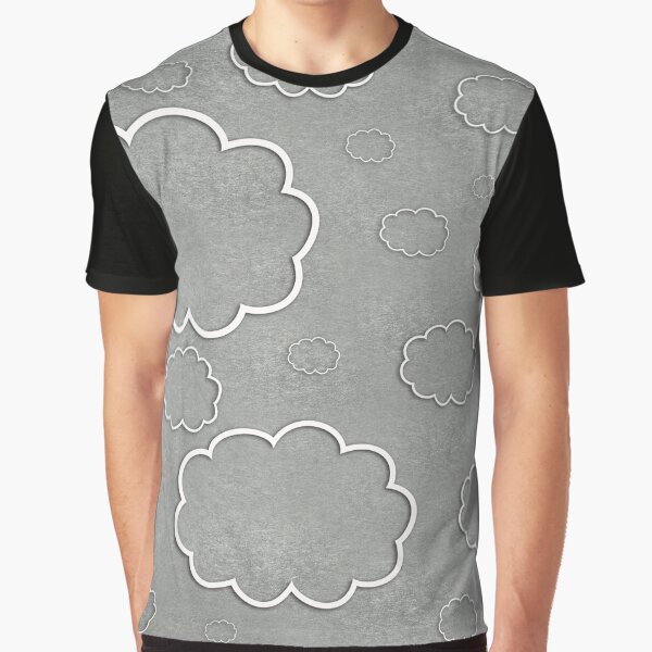 Cartoon Sky Graphic T-Shirt