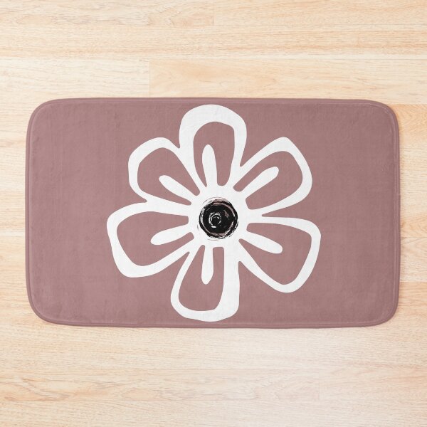 Item preview, # 153- White flower - Black and white - Black and white plant artwork - Kook Art designed and sold by KookArt.