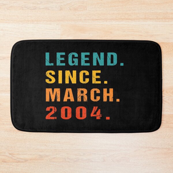 Item preview, March 17th Birthday Men’s Gift Shirt, Legend since March 2004 Gift T-shirt, 17th Bday in march Tee, Born in March 2004 T-shirt designed and sold by midodesign20.