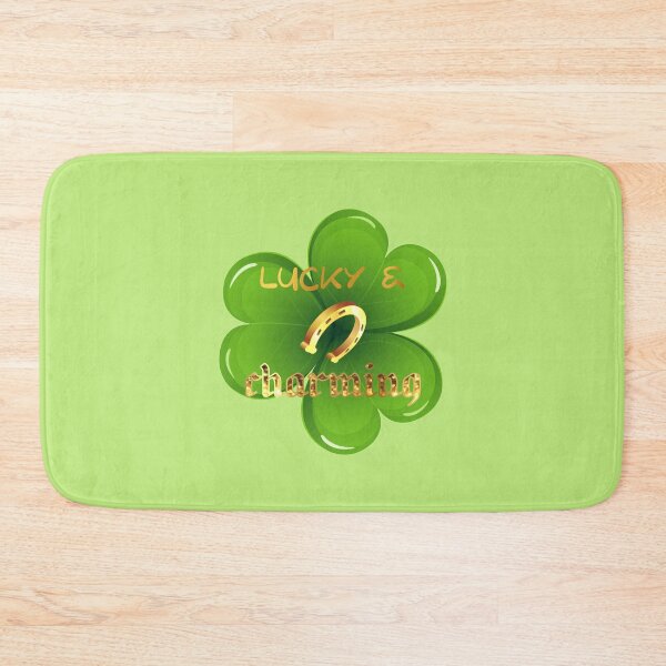 Item preview, Lucky & Charming! (on Lt. Green) designed and sold by PawsitiveMum.