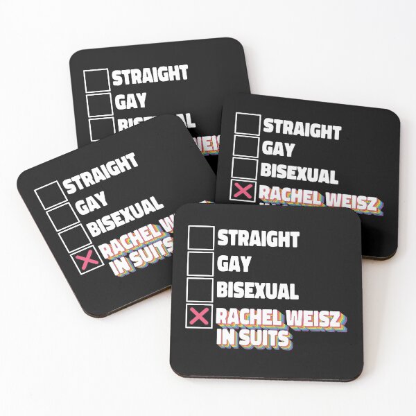 Item preview, Straight Gay Bisexual Rachel Weisz In Suits designed and sold by ColoredRatio.