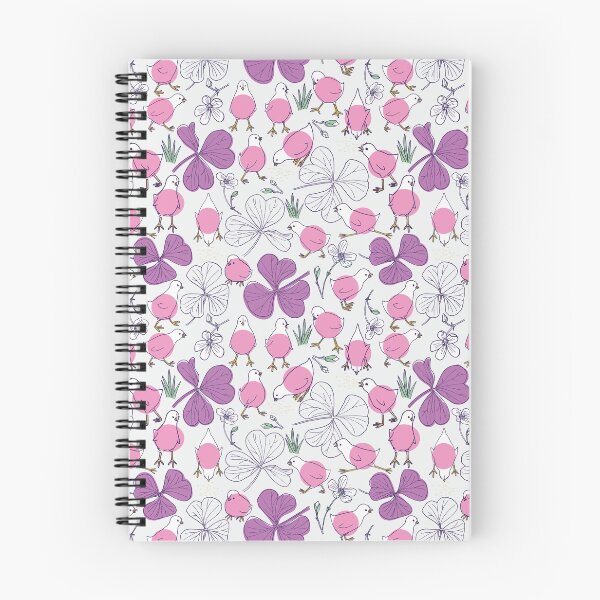 Item preview, Pink Chicks on a Gray Background  designed and sold by Hanna McCown.