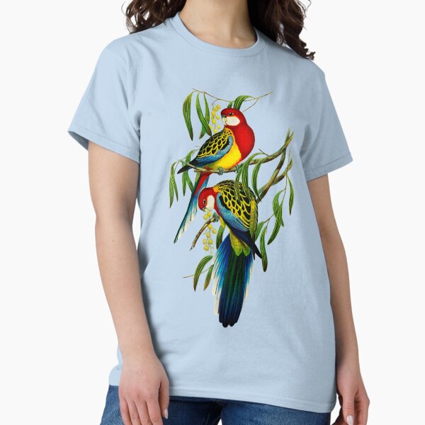 Aperçu de l'œuvre Illustration d'oiseau perruche australienne Rose-Hill créée et vendue par karwilbedesigns.