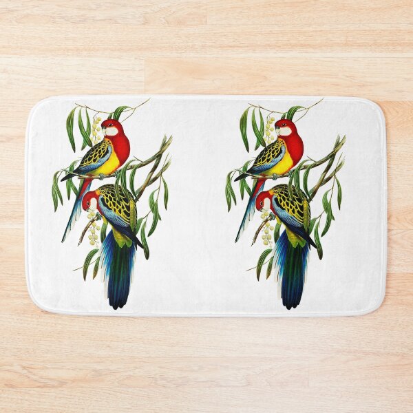 Item preview, Australian Rose-hill Parakeet  Bird Illustration designed and sold by karwilberevivalcollection.