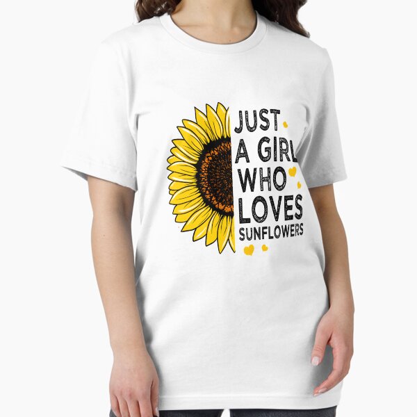 Item preview, Solo una chica que ama los girasoles designed and sold by TrendingTees4u.