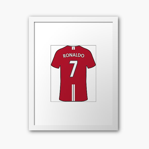 Ronaldo #7 POR Red Green 22 Football Jersey Sticker for Sale by Millustgfx