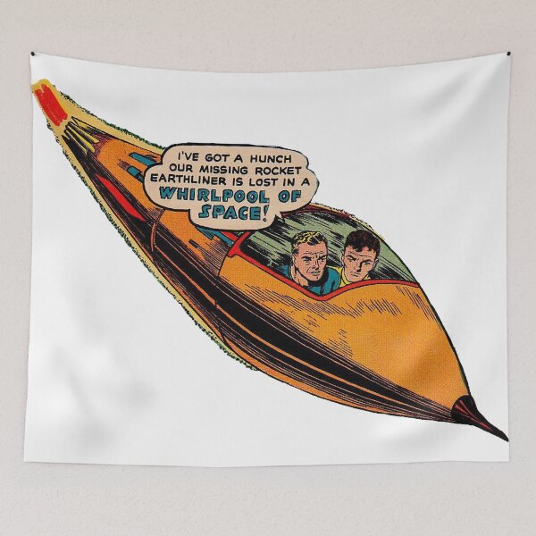Item preview, Rocket Earthliner Comic Book Outer Space designed and sold by Nostrathomas66.