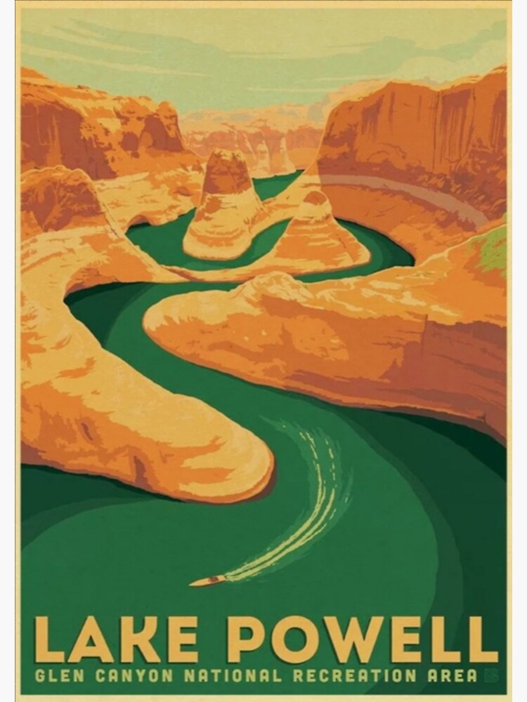 "Lake powell" Sticker for Sale by fitplus Redbubble