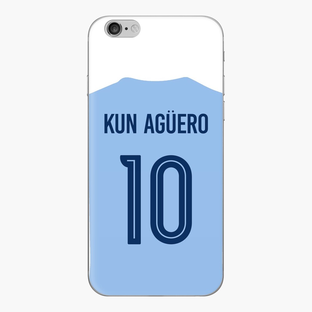 Kun Aguero Jersey Sticker for Sale by slawisa