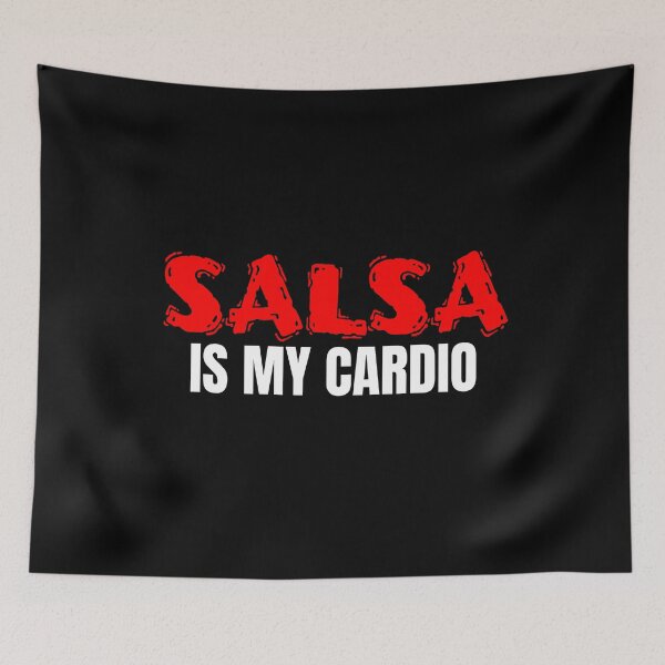 Item preview, Salsa Is My Cardio Latin Dance Salsero T Shirt Merch designed and sold by PRINTS2HOT.