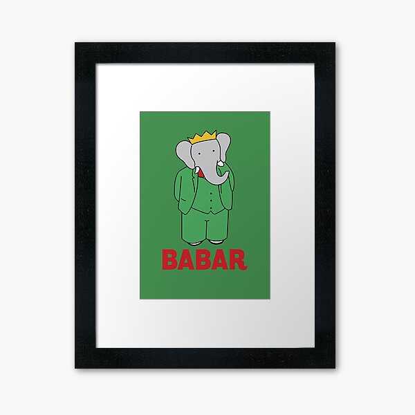 Babar Elephant Framed Prints Redbubble