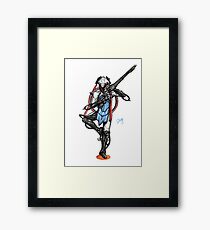 Warframe - Nezha Framed Print