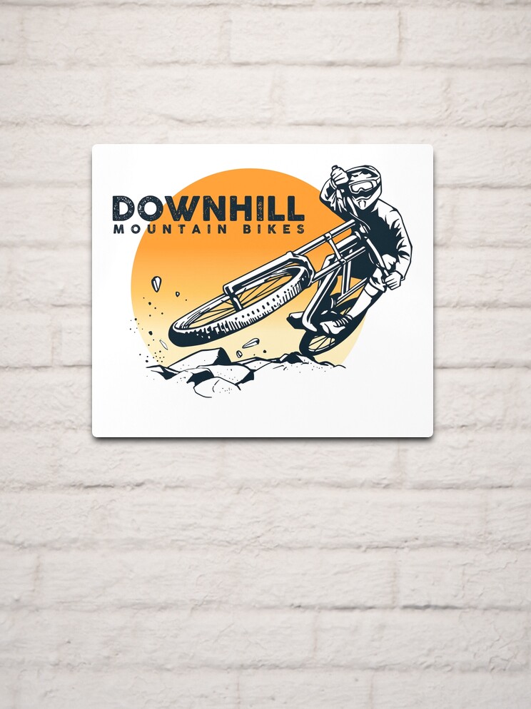 Mountain Bike Downhill II print by nobelart