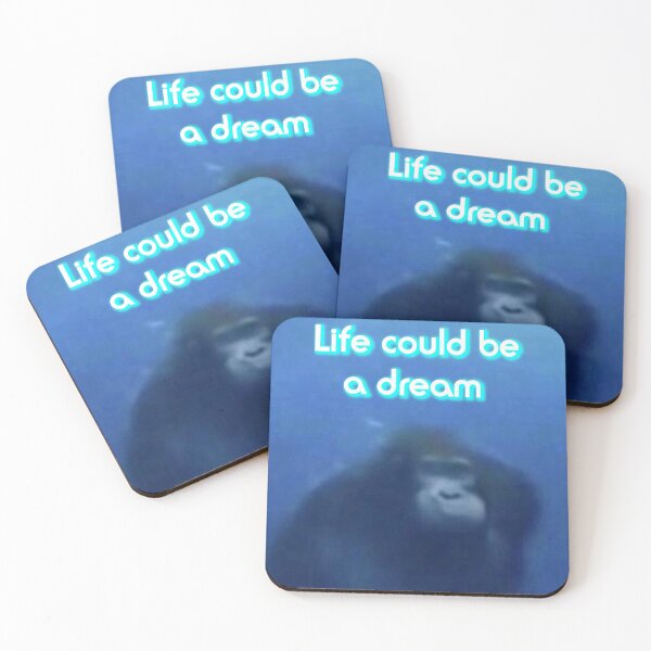 Item preview, Monkey Swimming life could be a dream  designed and sold by Klapex.