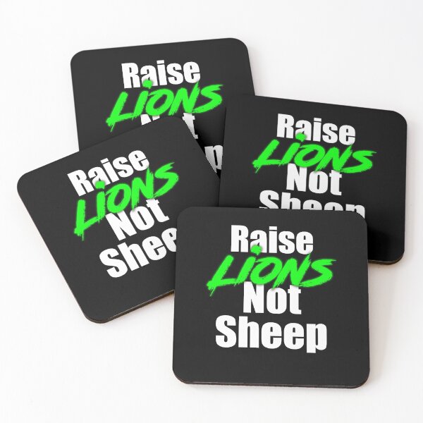 Item preview, Raise Lions Not Sheep designed and sold by Mikes22Store.