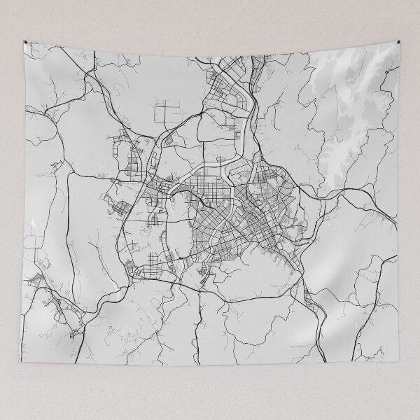 Item preview, Daejeon City Map of South Korea - Light designed and sold by deMAP.
