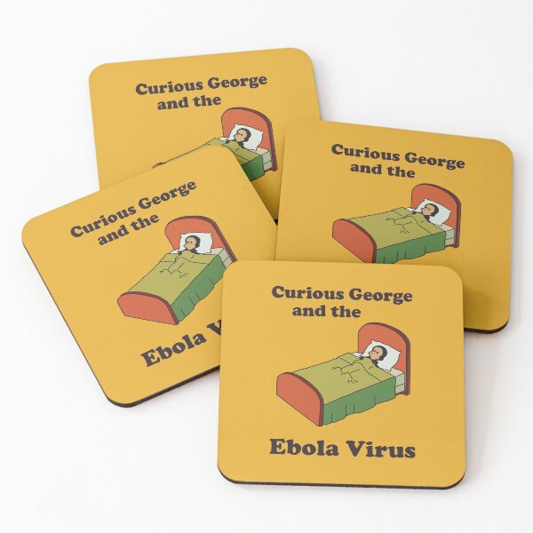 Item preview, Curious George And The Ebola Virus Funny The Simpsons Inspired Magazine From 90's Cartoons designed and sold by CompuGlobalCorp.