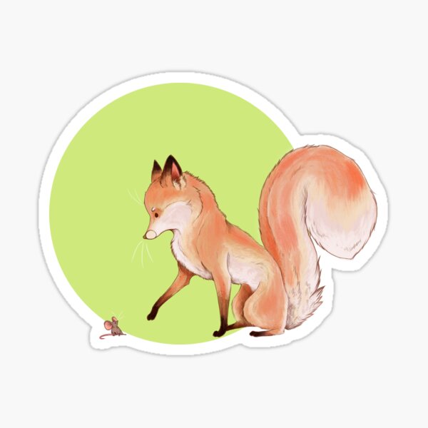 Item preview, Sketch Series: Fox and Mouse designed and sold by Elizynne.
