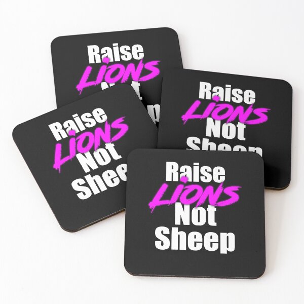 Item preview, Raise Lions Not Sheep designed and sold by Mikes22Store.