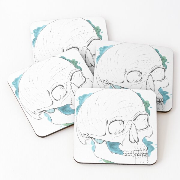 Item preview, Watercolor Anatomy of the Skull designed and sold by dr-duncan.