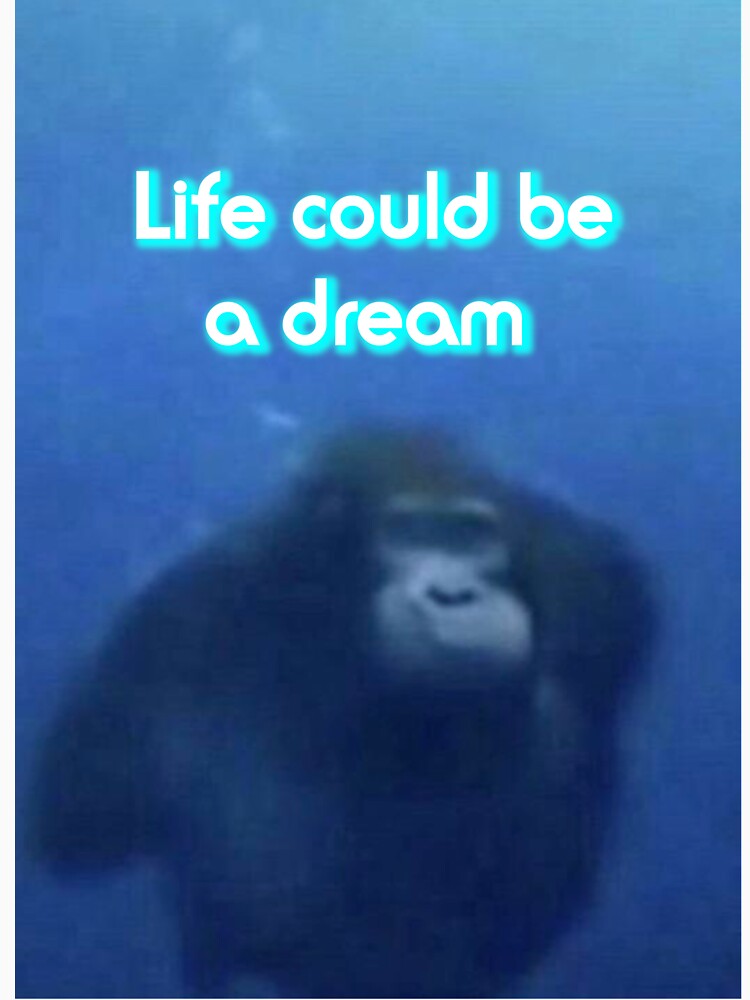 Monkey Swimming life could be a dream | Essential T-Shirt