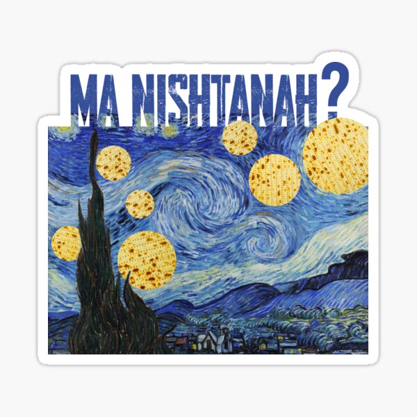 Item preview, Passover Seder - Ma Nishtanah? Why is this night different? פסח designed and sold by We-thePixels.