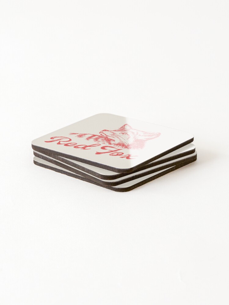 Thumbnail 4 of 5, Coasters (Set of 4), RED FOX designed and sold by massingso.