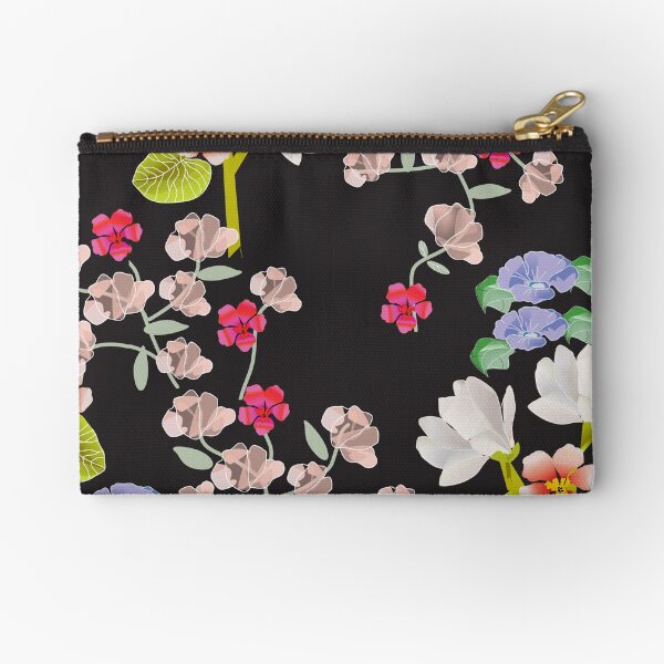 Delicate Blossoms Zipper Pouch