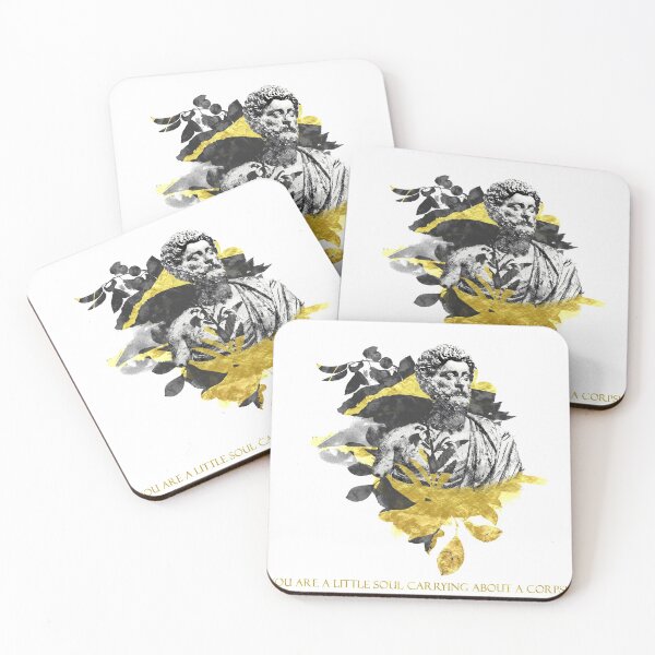Item preview, Marcus Aurelius - Stoicism - You Are a Little Soul Carrying About a Corpse - Stoic designed and sold by Shop-Kintsugi.