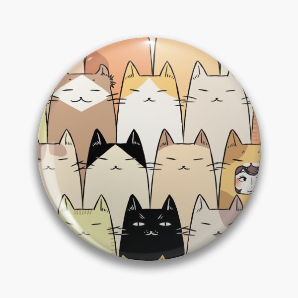 Item preview, cats colorful pets kitties cute funny animals designed and sold by geekfunstore.
