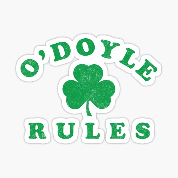 Vista previa del artículo con la obra «Reglas de O'Doyle», diseñado y vendido por Primotees.